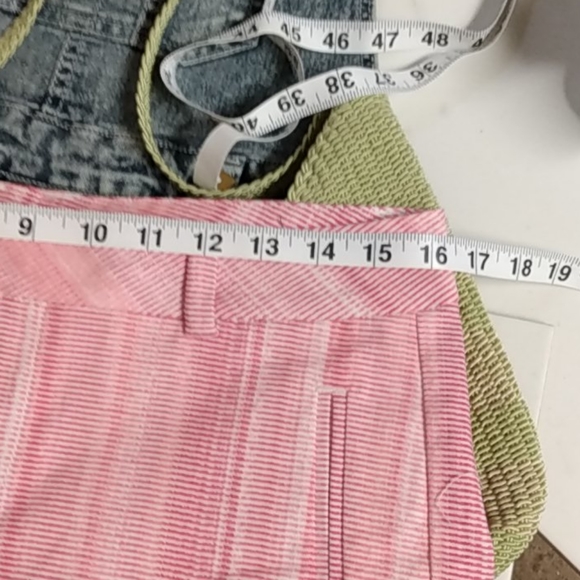 Bright Soft  Pink Twill Trouser Shorts by Ana Like New - Picture 11 of 14